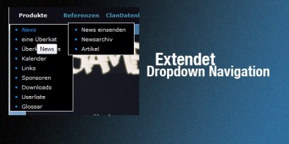 Extendet Dropdown Navigation mit Unterpunkten