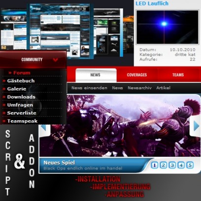Script und Addon Installationsservice